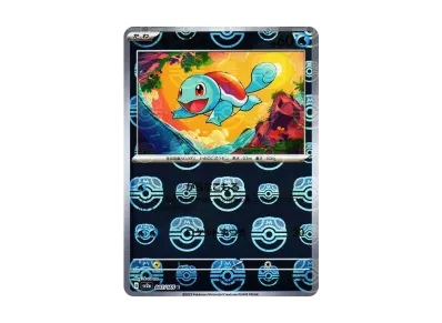 杰尼龟 マスターボール镜面（强化扩展包「宝可梦卡牌151」）